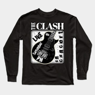 The clash guitar Long Sleeve T-Shirt